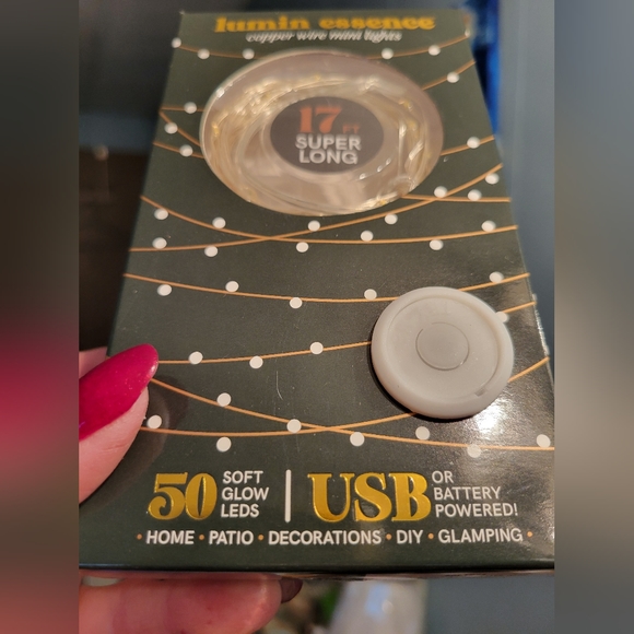 🛒🛍️💥New in package luminescence usb copper mini twinkle lights - Picture 2 of 4